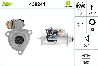 Starter VALEO 438241