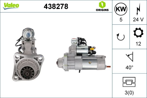 VALEO 438278 Starter