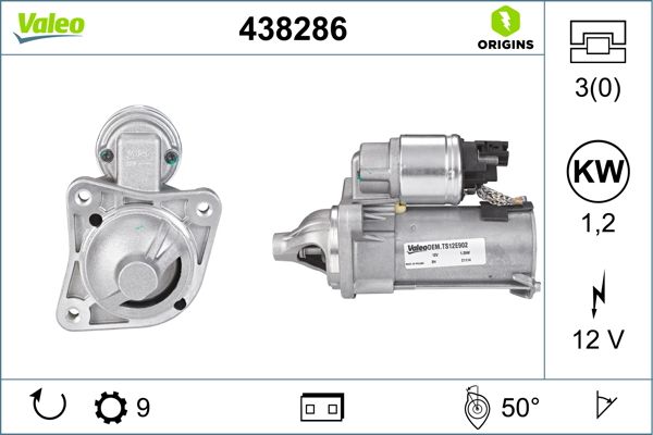 VALEO 438286 Starter