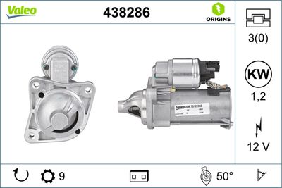Starter VALEO 438286