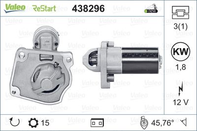 Starter VALEO 438296
