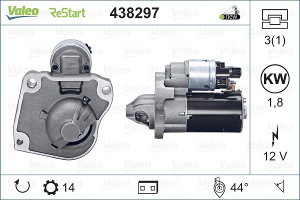 VALEO 438297 Starter