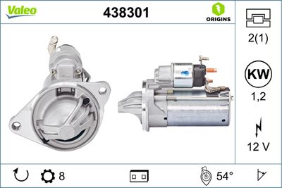 Starter VALEO 438301