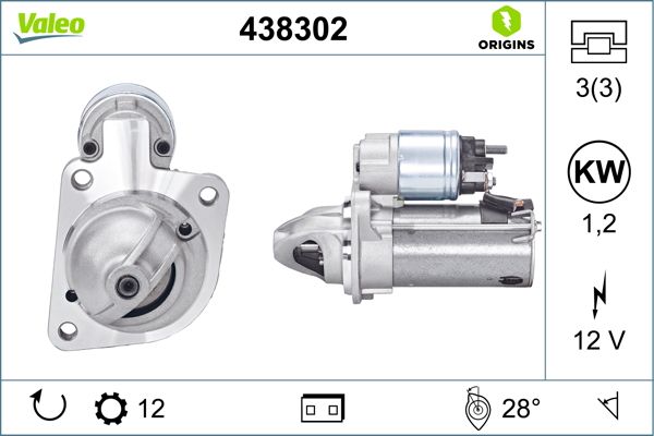 VALEO 438302 Starter