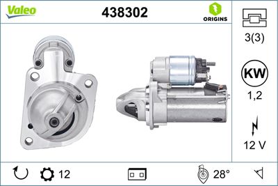 Starter VALEO 438302