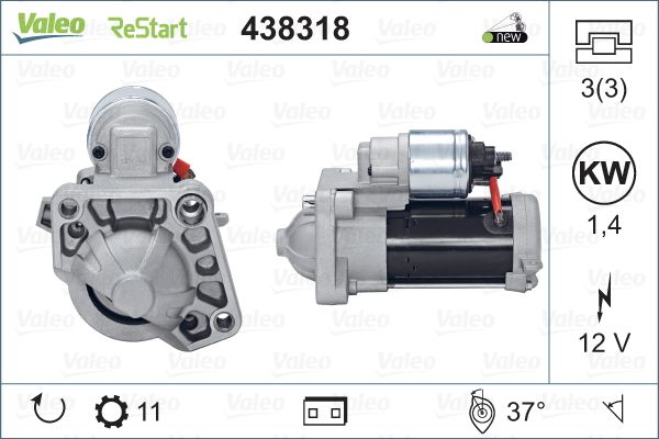 VALEO 438318 Starter
