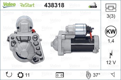 Starter VALEO 438318