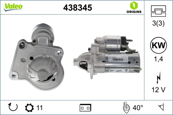 VALEO 438345 Starter