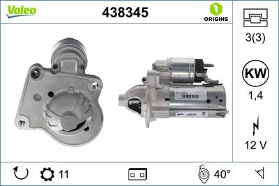 Starter VALEO 438345