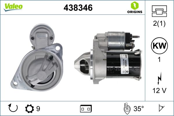 VALEO 438346 Starter