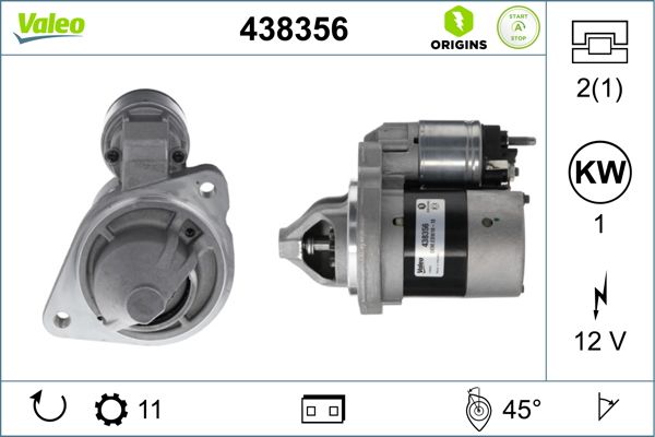VALEO 438356 Starter