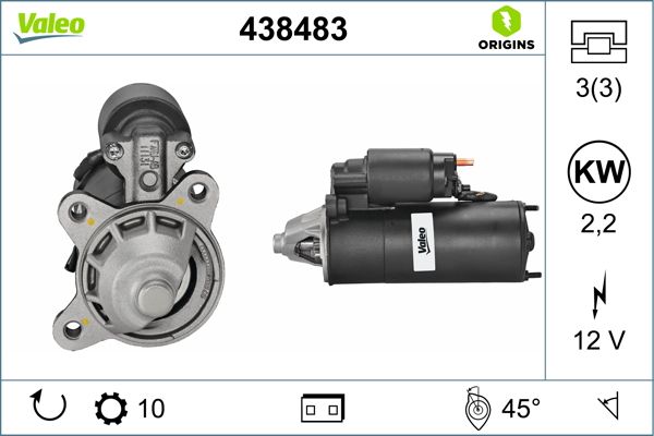 VALEO 438483 Starter
