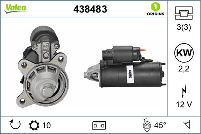Starter VALEO 438483