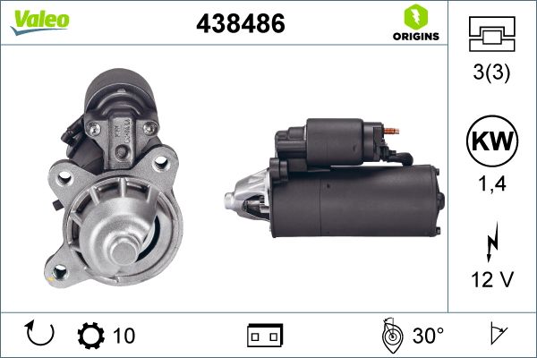 VALEO 438486 Starter