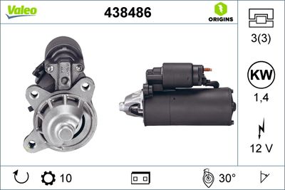 Starter VALEO 438486