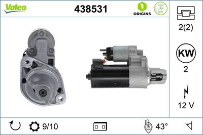 Starter VALEO 438531
