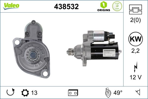 VALEO 438532 Starter
