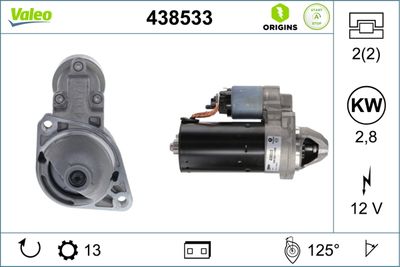 Starter VALEO 438533