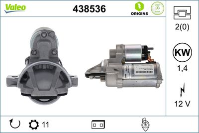 Starter VALEO 438536