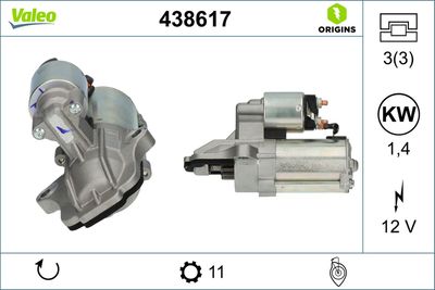 Starter VALEO 438617
