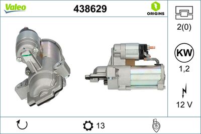 Starter VALEO 438629