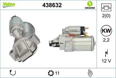 Starter VALEO 438632
