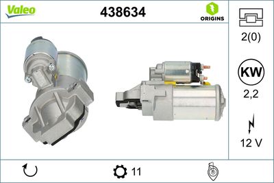Starter VALEO 438634