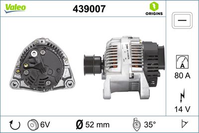 Alternator VALEO 439007
