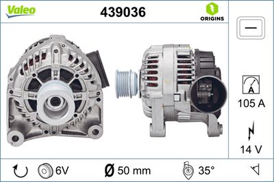 Alternator VALEO 439036