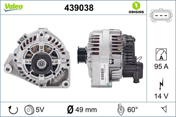 VALEO 439038 Alternator