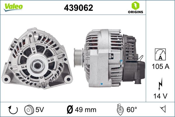 VALEO 439062 Alternator