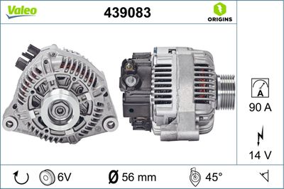 Alternator VALEO 439083