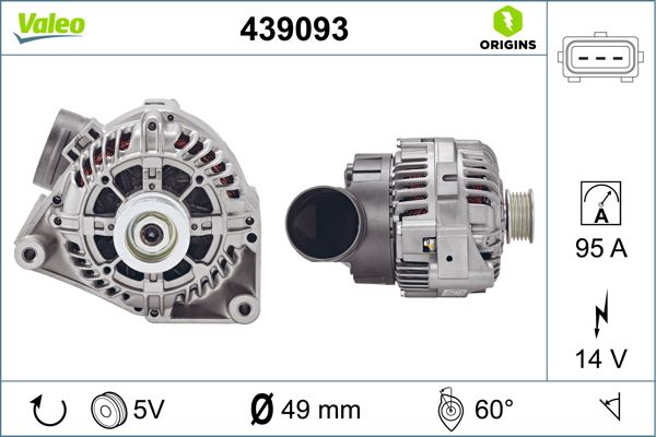 VALEO 439093 Alternator