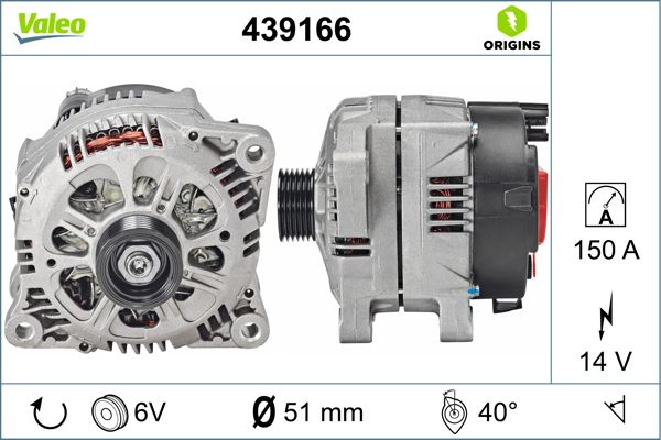 VALEO 439166 Alternator