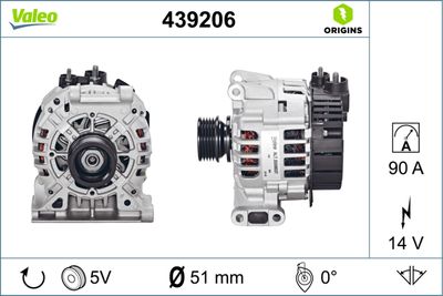 Alternator VALEO 439206