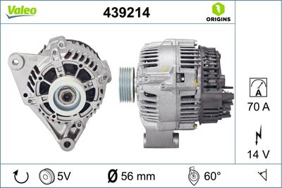 Alternator VALEO 439214