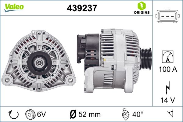 VALEO 439237 Alternator