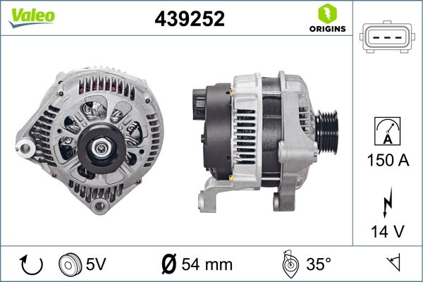 VALEO 439252 Alternator