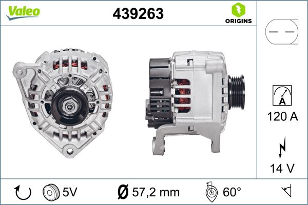 VALEO 439263 Alternator