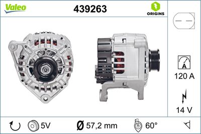 Alternator VALEO 439263