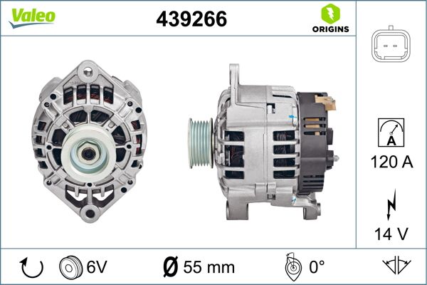 VALEO 439266 Alternator