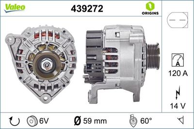 Alternator VALEO 439272
