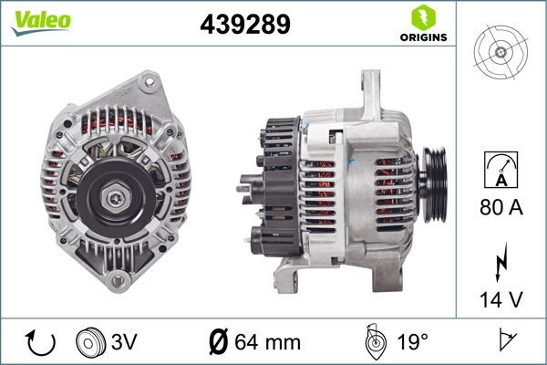VALEO 439289 Alternator