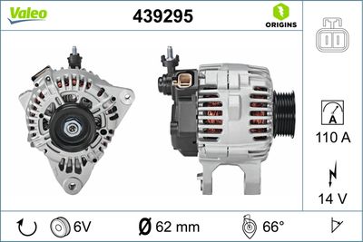 Alternator VALEO 439295
