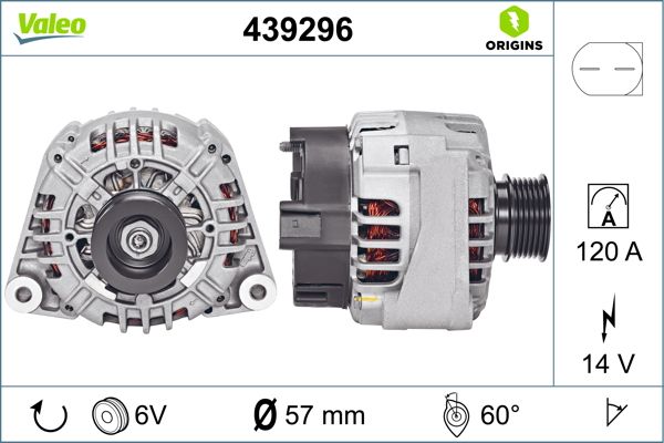 VALEO 439296 Alternator
