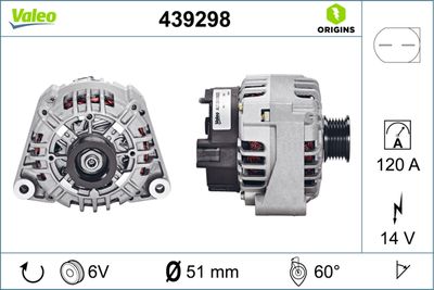 Alternator VALEO 439298