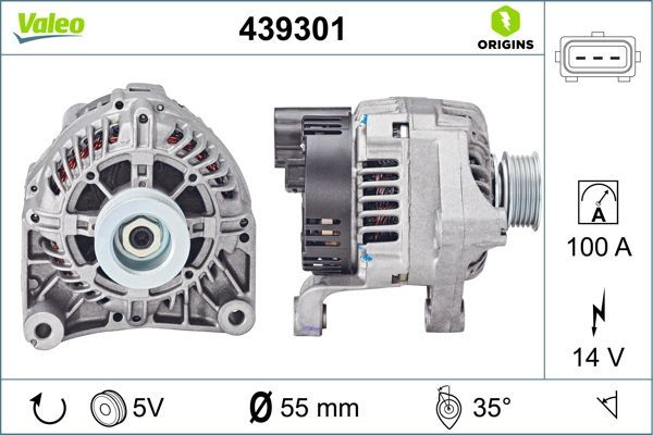 VALEO 439301 Alternator