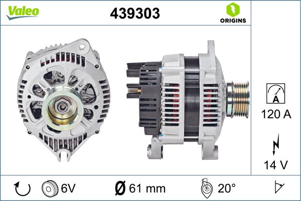 VALEO 439303 Alternator