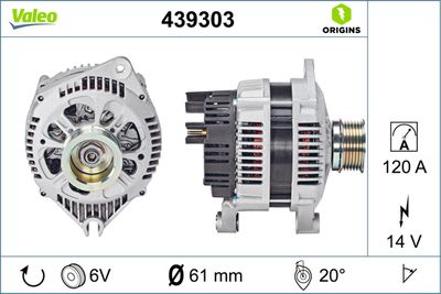 Alternator VALEO 439303