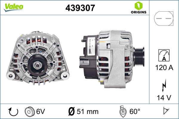 VALEO 439307 Alternator